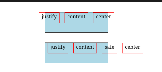 css safe center alignment